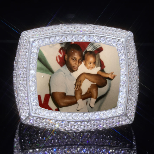 3D CUSTOM PICTURE ICED RING