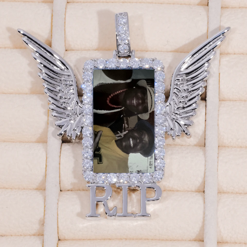 RIP WING 3D CUSTOM PICTURE PENDANT