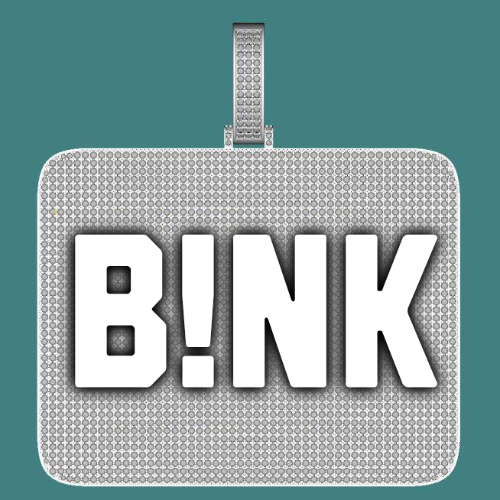 CUSTOM LETTER NECKLACE 3D BIG SQUARE