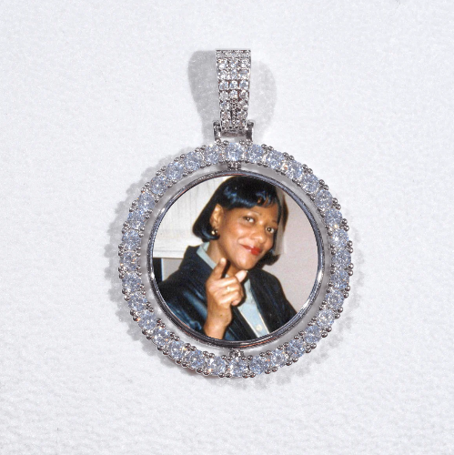 3D Spinning 2-Faced Custom Picture Pendant