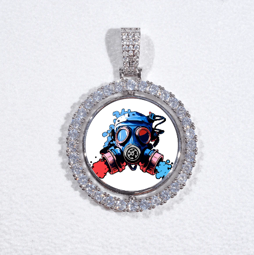 3D Spinning 2-Faced Custom Picture Pendant