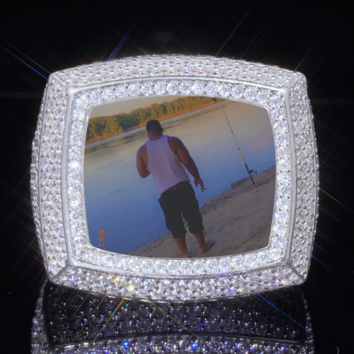 3D CUSTOM PICTURE ICED RING