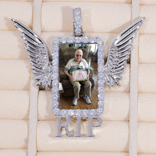 RIP WING 3D CUSTOM PICTURE PENDANT