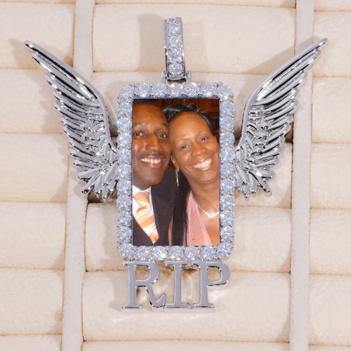 RIP WING 3D CUSTOM PICTURE PENDANT