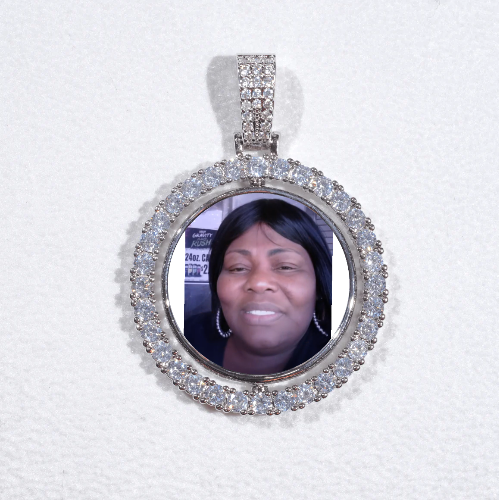 3D Spinning 2-Faced Custom Picture Pendant