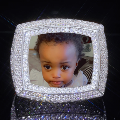 3D CUSTOM PICTURE ICED RING