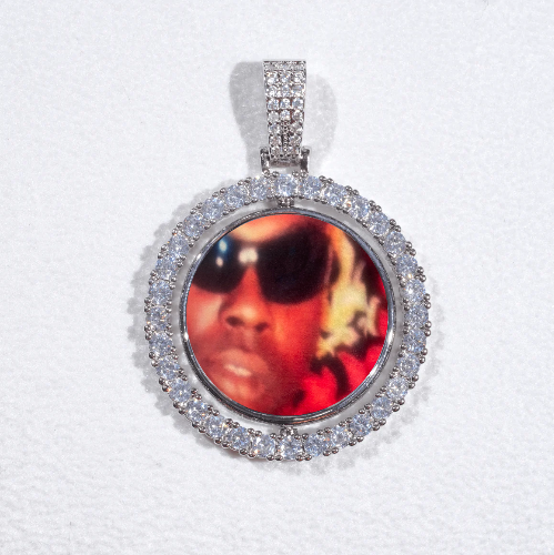 3D Spinning 2-Faced Custom Picture Pendant