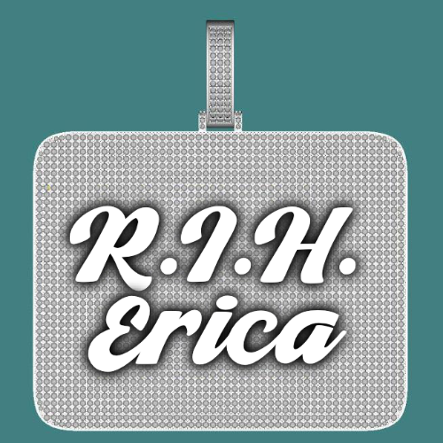 CUSTOM LETTER NECKLACE 3D BIG SQUARE