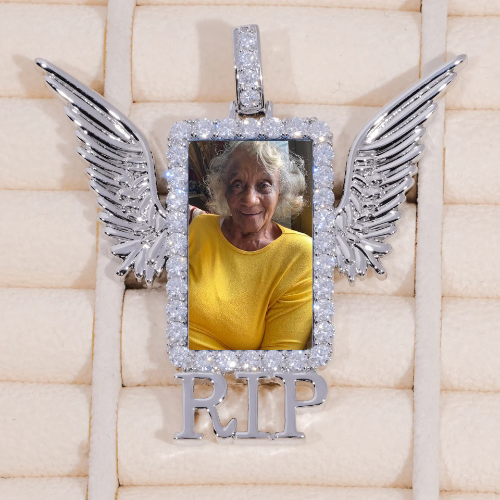 RIP WING 3D CUSTOM PICTURE PENDANT