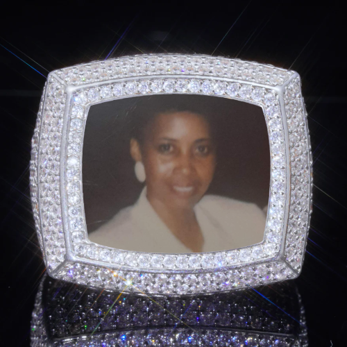 3D CUSTOM PICTURE ICED RING