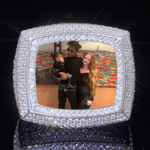3D CUSTOM PICTURE ICED RING