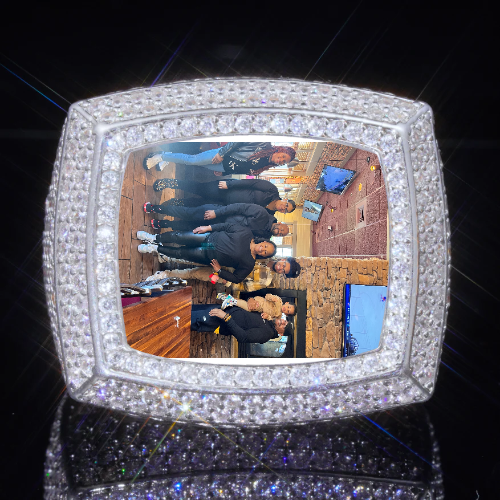 3D CUSTOM PICTURE ICED RING