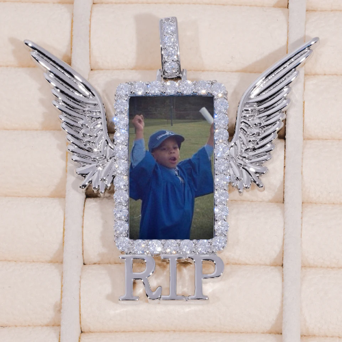 RIP WING 3D CUSTOM PICTURE PENDANT