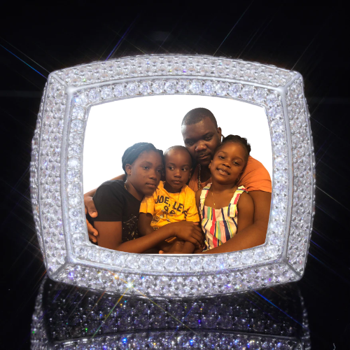 3D CUSTOM PICTURE ICED RING