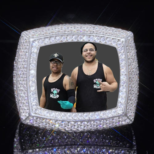 3D CUSTOM PICTURE ICED RING
