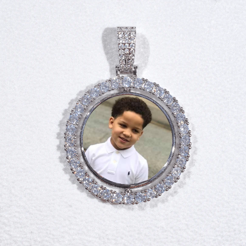 3D Spinning 2-Faced Custom Picture Pendant