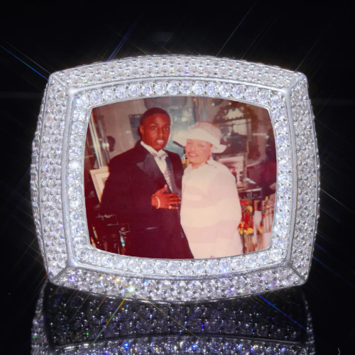 3D CUSTOM PICTURE ICED RING