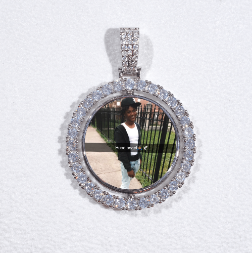 3D Spinning 2-Faced Custom Picture Pendant