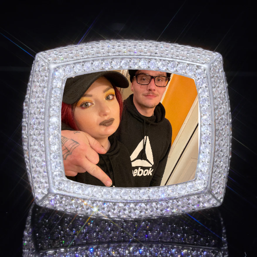 3D CUSTOM PICTURE ICED RING