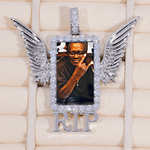 RIP WING 3D CUSTOM PICTURE PENDANT