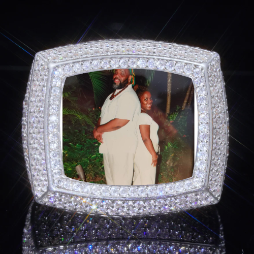 3D CUSTOM PICTURE ICED RING