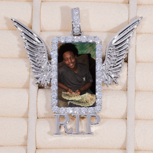 RIP WING 3D CUSTOM PICTURE PENDANT