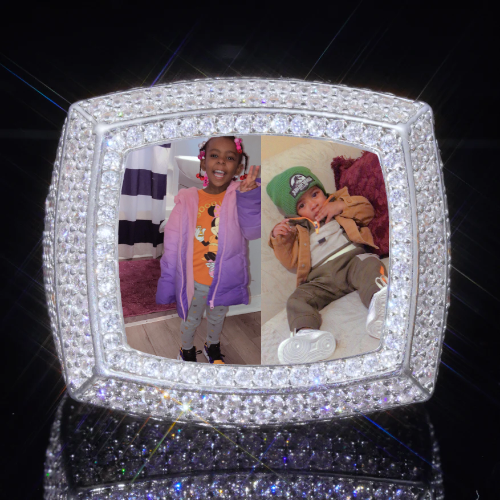 3D CUSTOM PICTURE ICED RING