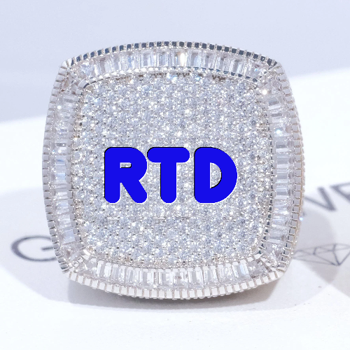 CUSTOM LETTER 3D ICED RING
