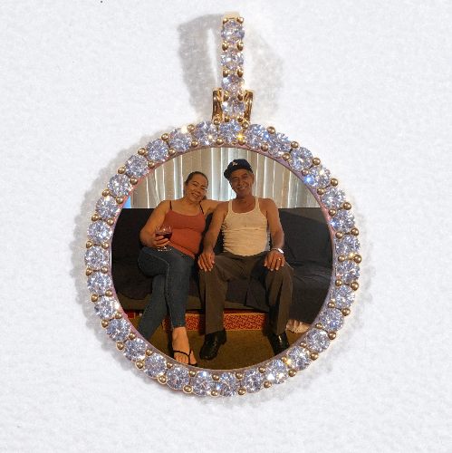 3D CIRCLE CUSTOM PICTURE PENDANT SMALL SIZE