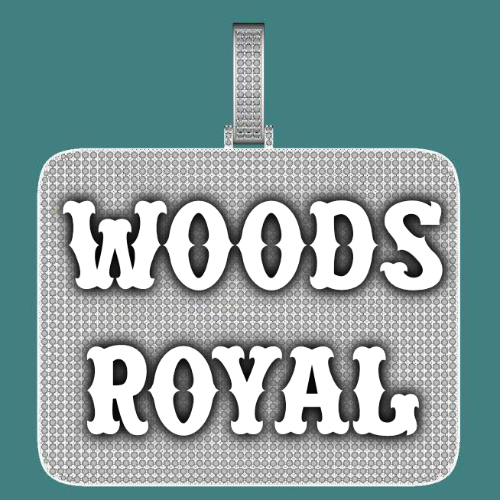 CUSTOM LETTER NECKLACE 3D BIG SQUARE