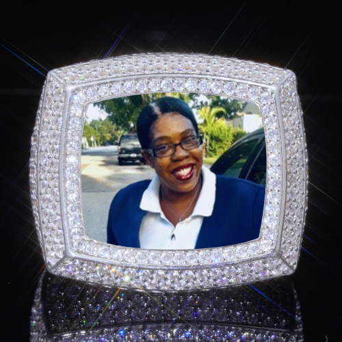3D CUSTOM PICTURE ICED RING