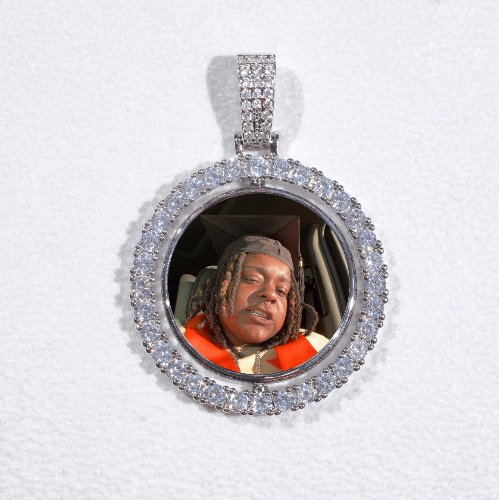 3D Spinning 2-Faced Custom Picture Pendant
