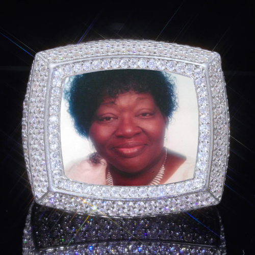 3D CUSTOM PICTURE ICED RING