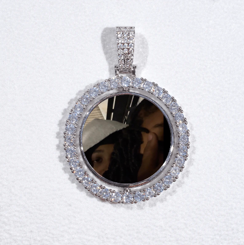 3D Spinning 2-Faced Custom Picture Pendant