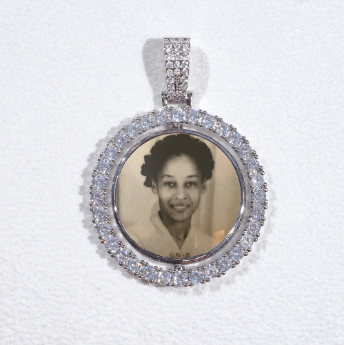 3D Spinning 2-Faced Custom Picture Pendant