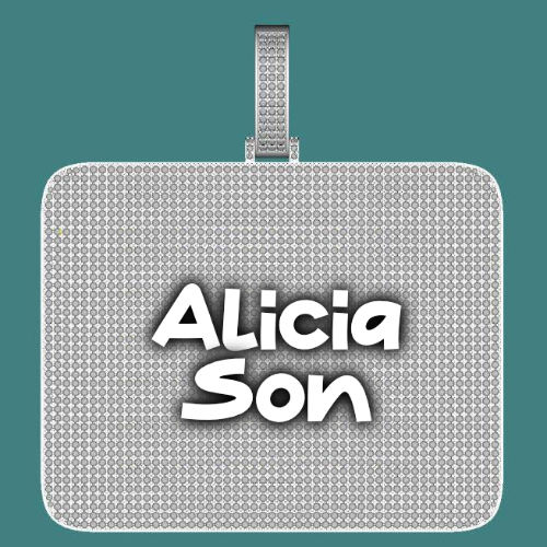 CUSTOM LETTER NECKLACE 3D BIG SQUARE