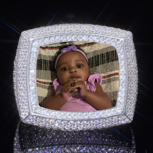 3D CUSTOM PICTURE ICED RING