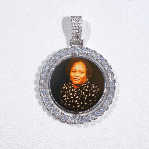 3D Spinning 2-Faced Custom Picture Pendant
