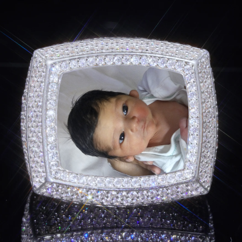 3D CUSTOM PICTURE ICED RING