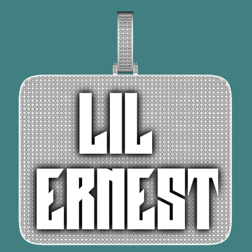 CUSTOM LETTER NECKLACE 3D BIG SQUARE