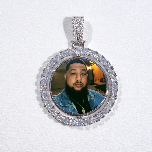 3D Spinning 2-Faced Custom Picture Pendant
