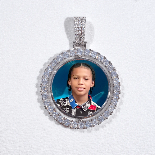 3D Spinning 2-Faced Custom Picture Pendant