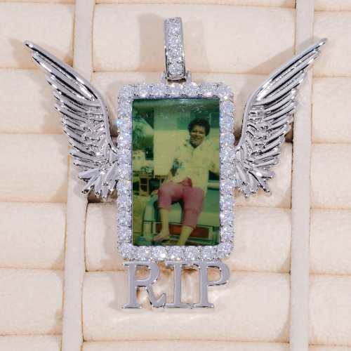 RIP WING 3D CUSTOM PICTURE PENDANT