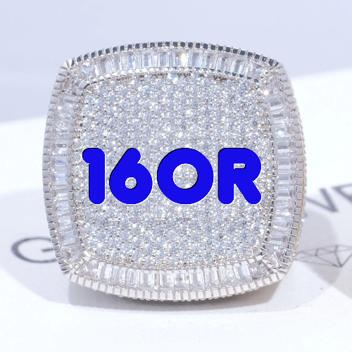 CUSTOM LETTER 3D ICED RING