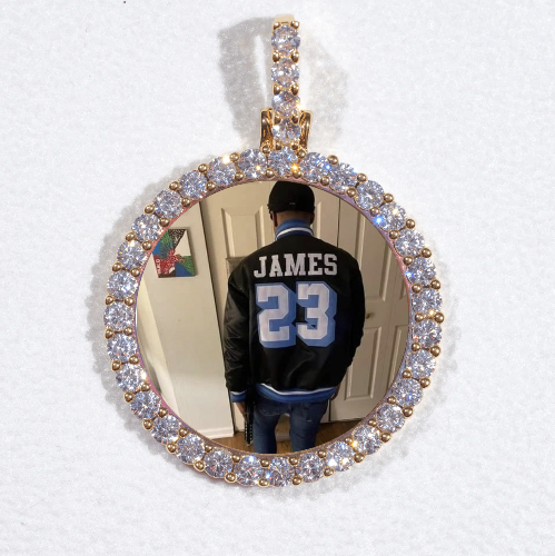 3D CIRCLE CUSTOM PICTURE PENDANT SMALL SIZE