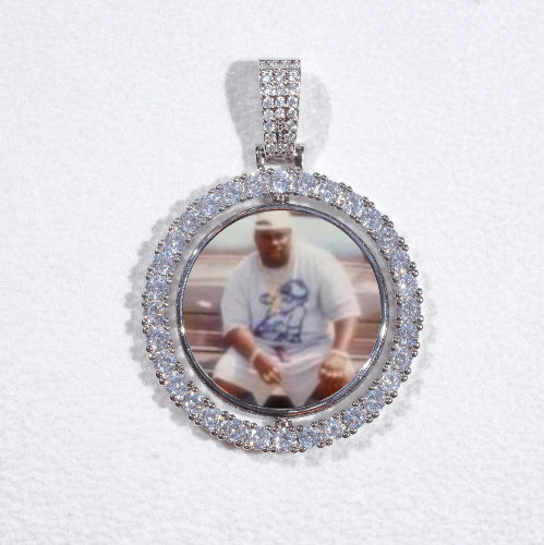 3D Spinning 2-Faced Custom Picture Pendant