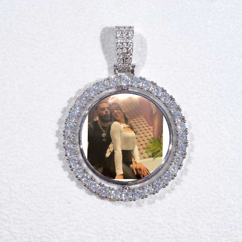 3D Spinning 2-Faced Custom Picture Pendant