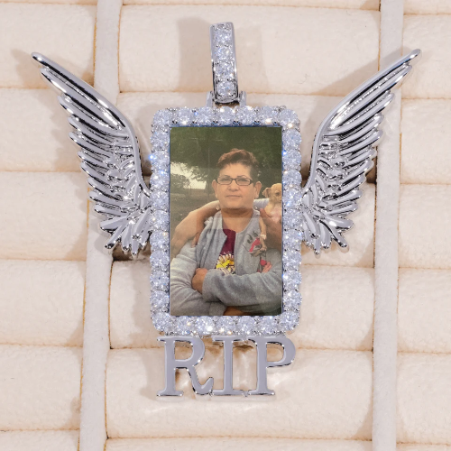 RIP WING 3D CUSTOM PICTURE PENDANT