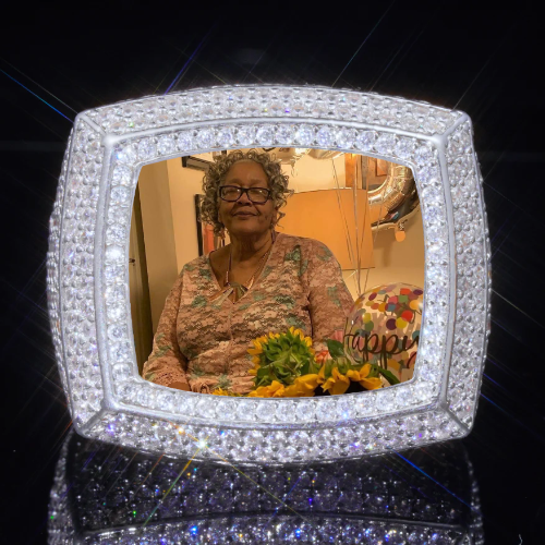 3D CUSTOM PICTURE ICED RING