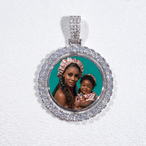 3D Spinning 2-Faced Custom Picture Pendant
